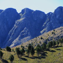 The window of the Sierra de la Ventana on the top right side - Ventana means window